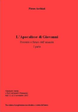 L'Apocalisse di Giovanni Vol. 1 - cover