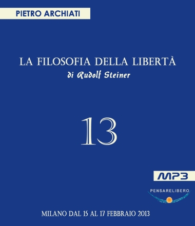 La Filosofia della Libertà 13 - Pietro Archiati - copertina