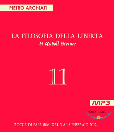 La Filosofia della Libertà 11 - Pietro Archiati - copertina CD