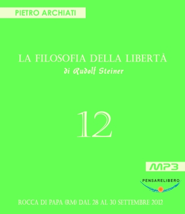 La Filosofia della Libertà 12 - Pietro Archiati - copertina