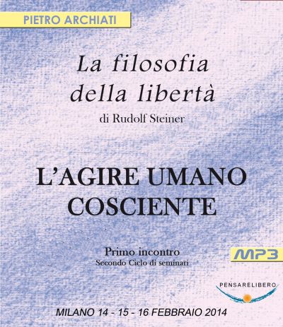 La Filosofia della Libertà 1 - secondo ciclo - copertina CD