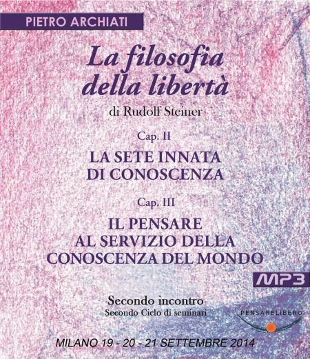 La Filosofia della Libertà 2 - secondo ciclo - copertina CD