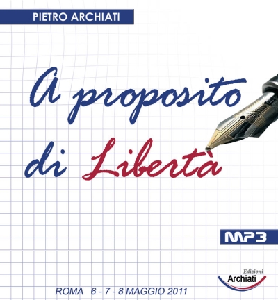 A proposito di libertà - Pietro Archiati - copertina CD