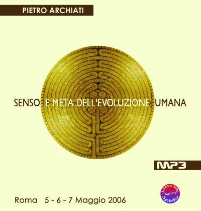 Senso e meta dell'evoluzione umana - Pietro Archiati - copertina