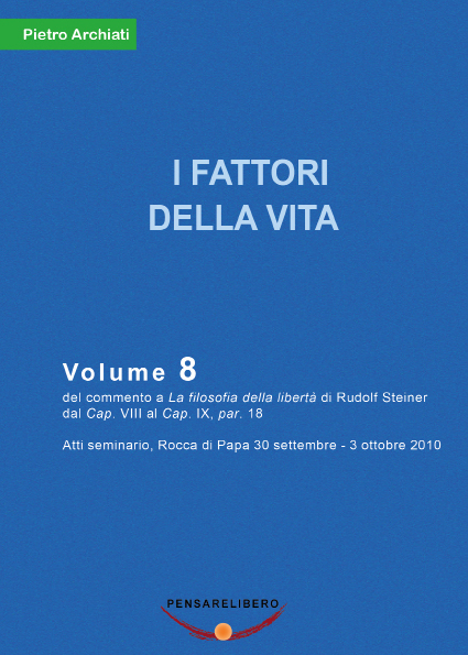 La Filosofia della Libertà vol.8 - Pietro Archiati - copertina