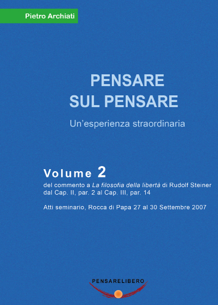 La Filosofia della Libertà volume 2 - Pietro Archiati - copertina