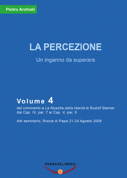 La Filosofia della Libertà volume 4 - Pietro Archiati - copertina