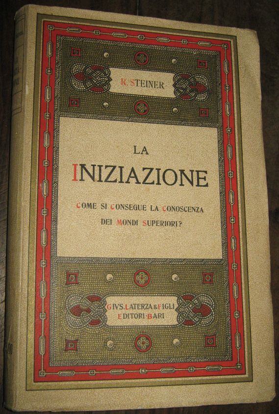 La Iniziazione - o.o. 10 (Rudolf Steiner) - copertina originale