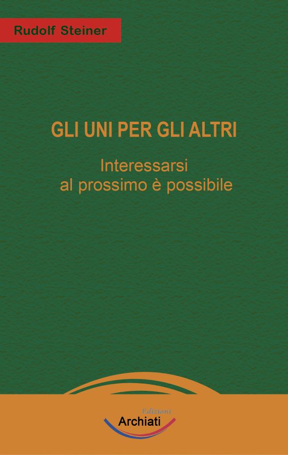 Gli uni per gli altri (Rudolf Steiner) copertina