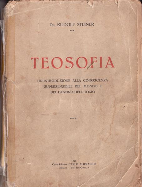 Gruppo di lettura Teosofia - Como - Rudolf Steiner