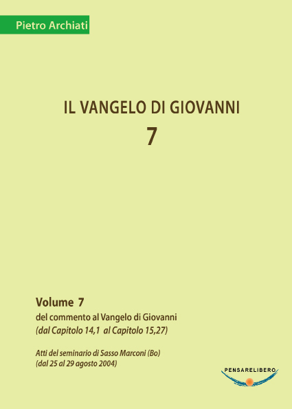 Il Vangelo di Giovanni 7 - Pietro Archiati - copertina