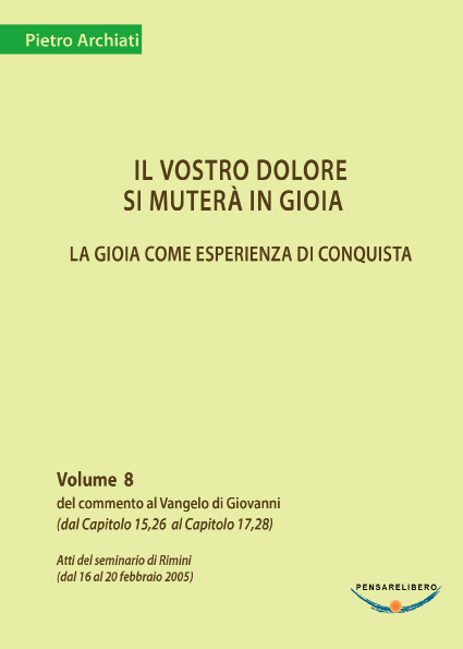 Il Vangelo di Giovanni 8 - Pietro Archiati - copertina