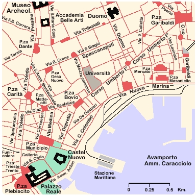 Convegno di Napoli 2012 - mappa