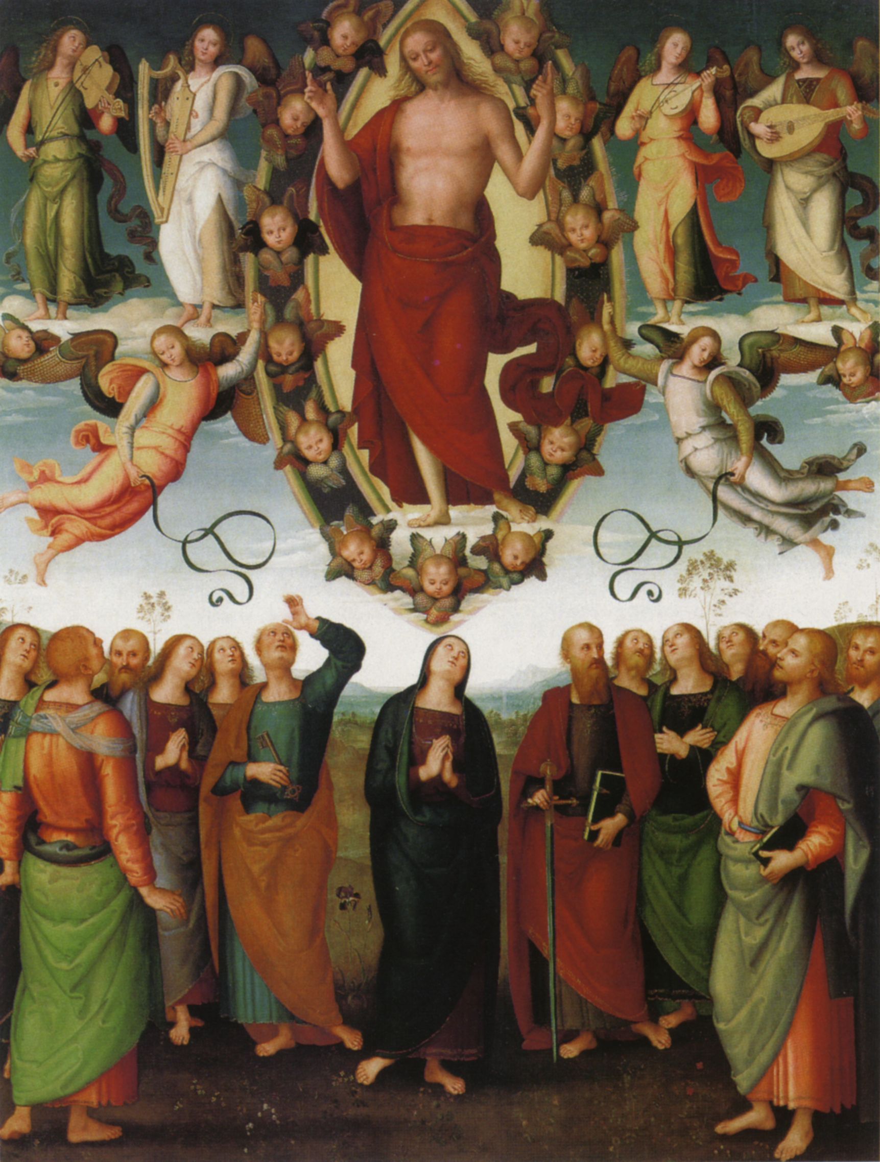 Ascensione di Gesù - Pietro Perugino