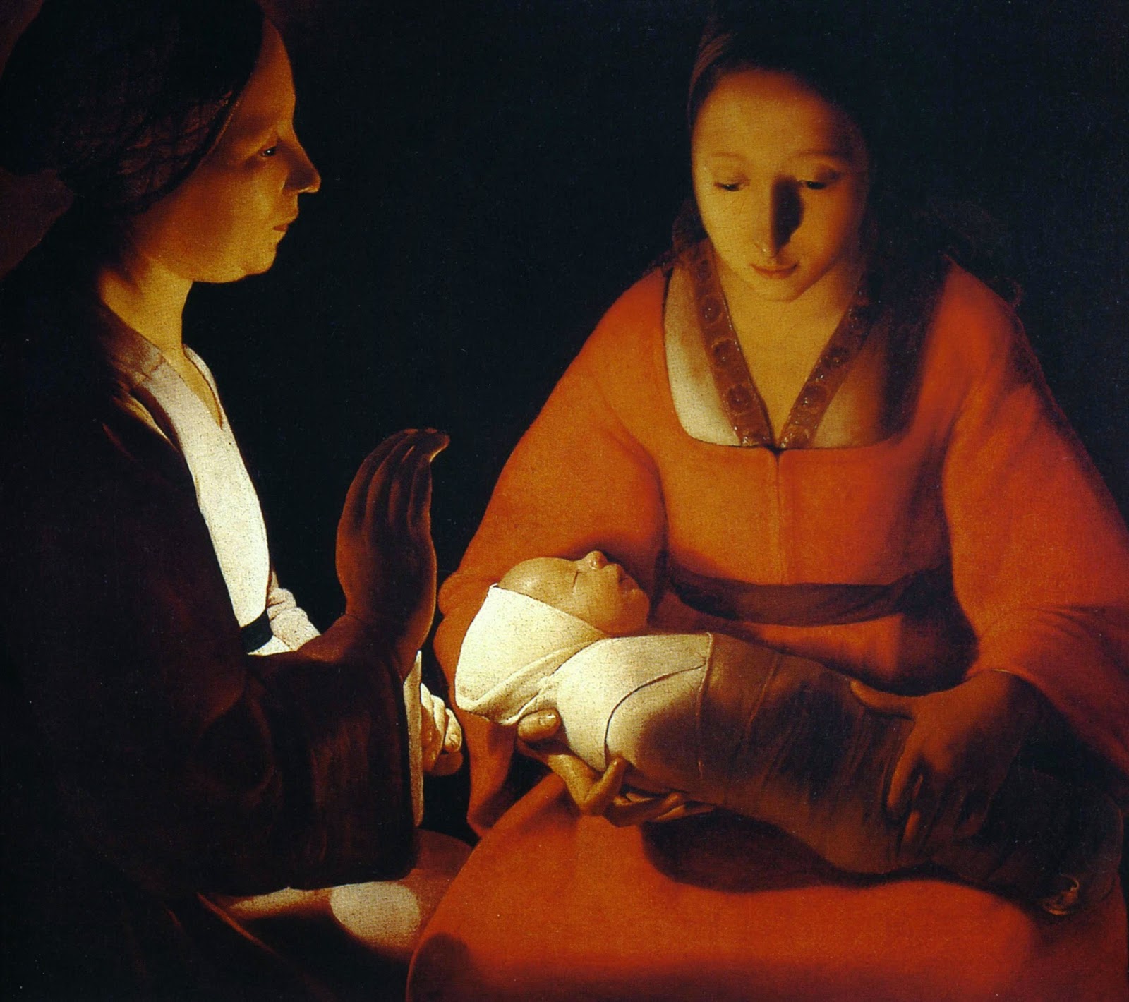 Georges de La Tour Il neonato 1648 circa - Rennes Muse des Beaux-Arts