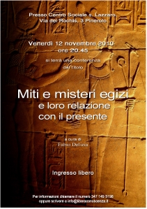 Locandina Misteri Egizi - Fabio Delizia