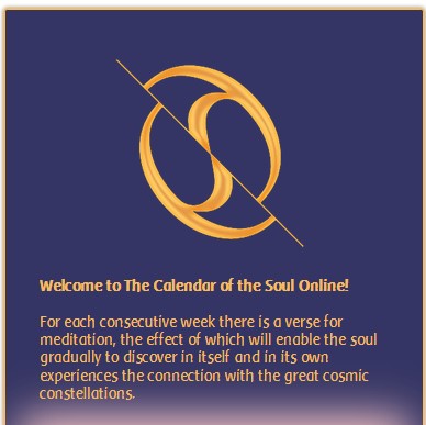 Calendario della anima di Rudolf Steiner - Il versetto del giorno - copertina