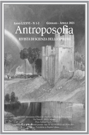 Antroposofia - Rivista di scienza dello spirito Anno LXXVI - N. 1-2 Gennaio-Aprile 2021 - copertina