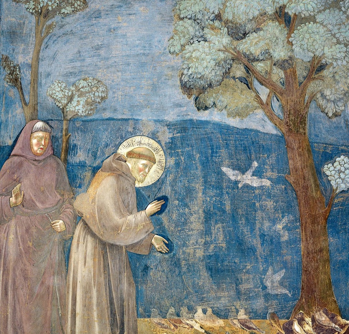 San Francesco parla agli animali - Giotto
