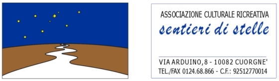 Associazione Culturale Sentieri di Stelle - Cuorgn&eacute; (TO)