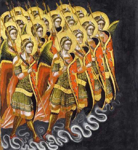 Guariento di Arpo (1354) Schiere di angeli armati – Musei civici, Padova